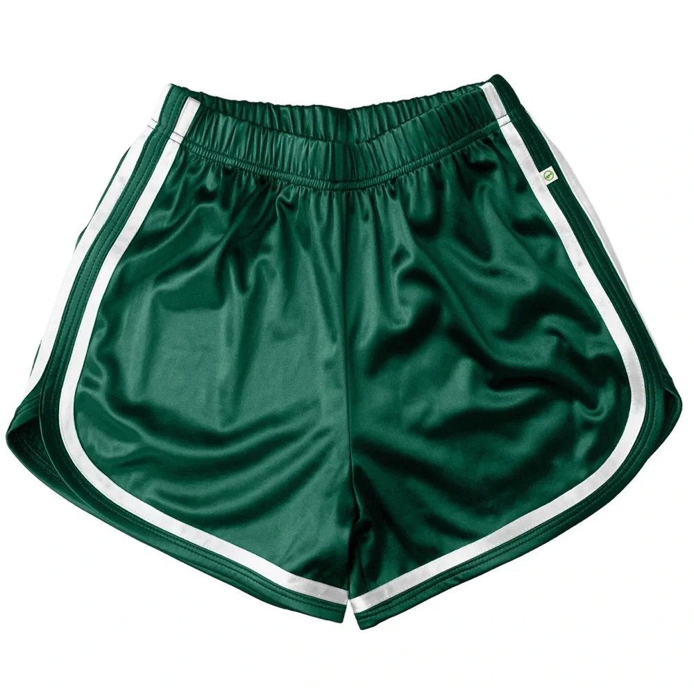 Retro Sport Women’s High Waist Gym Shorts - Picture 1 of 8